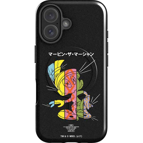 Looney Tunes Marvin the Martian Sliced Juxtapose iPhone 16 Plus Magsafe Impact Case